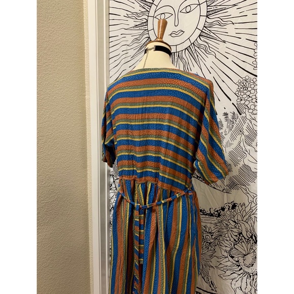 🌈 SOLD Amazing Vintage stripes dress - Picture 9 of 11